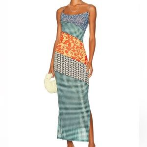 MIAOU x Paloma Elsesser Thais Maxi Dress in Sweet Legend